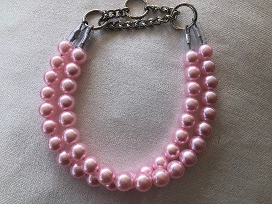 Pink Pearls - Double Strand